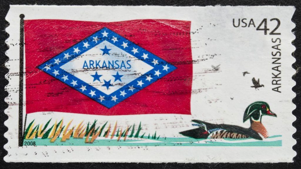 Arkansas stamp